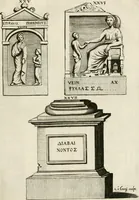 An illustration from Monumenta Patauina, Sertorii Vrsati studio collecta, digesta, explicata, suisque iconibus expressa (1652)