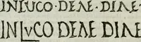 An illustration from Monumenta veteris Antii, hoc est, Inscriptio M. Aquilii et tabula solis Mithrae variis figuris & symbolis exsculpta quae nuper inibi reperta, nunc prodeunt commentari illustrata, & accuratè explicata : accedunt Dissertationes de Beleno et aliis quibusdam Aquilejensium diis. et De colonia Forojuliensi (1700)