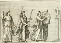 An illustration from Monumenti antichi inediti (1767)