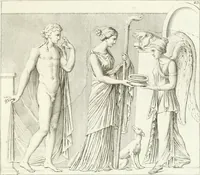 An illustration from Monumenti antichi inediti (1767)
