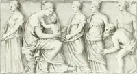 An illustration from Monumenti antichi inediti (1767)