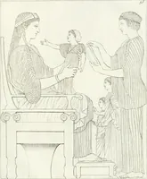 An illustration from Monumenti antichi inediti (1767)
