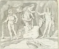 An illustration from Monumenti antichi inediti (1767)