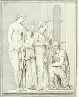 An illustration from Monumenti antichi inediti (1767)