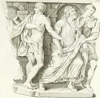 An illustration from Monumenti antichi inediti (1767)