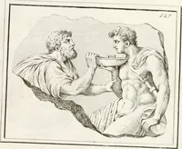 An illustration from Monumenti antichi inediti (1767)
