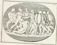 An illustration from Monumenti antichi inediti (1767)