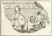 An illustration from Monumenti antichi inediti (1767)