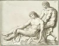 An illustration from Monumenti antichi inediti (1767)