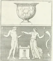 An illustration from Monumenti antichi inediti (1767)