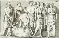 An illustration from Monumenti antichi inediti (1767)