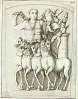 An illustration from Monumenti antichi inediti (1767)