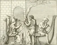 An illustration from Monumenti antichi inediti (1767)