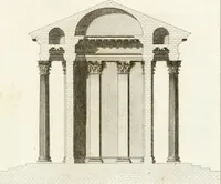 An illustration from Monumenti di fabbriche antiche estratti dai disegni dei piu celebri autori (1796)