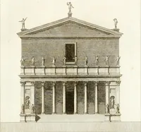 An illustration from Monumenti di fabbriche antiche estratti dai disegni dei piu celebri autori (1796)