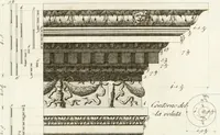 An illustration from Monumenti di fabbriche antiche estratti dai disegni dei piu celebri autori (1796)