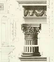 An illustration from Monumenti di fabbriche antiche estratti dai disegni dei piu celebri autori (1796)