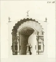 An illustration from Monumenti di fabbriche antiche estratti dai disegni dei piu celebri autori (1796)