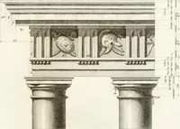 An illustration from Monumenti di fabbriche antiche estratti dai disegni dei piu celebri autori (1796)