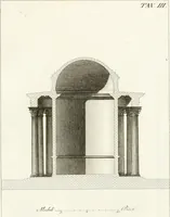 An illustration from Monumenti di fabbriche antiche estratti dai disegni dei piu celebri autori (1796)