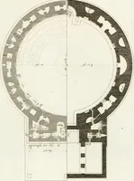 An illustration from Monumenti di fabbriche antiche estratti dai disegni dei piu celebri autori (1796)