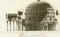 An illustration from Monumenti di fabbriche antiche estratti dai disegni dei piu celebri autori (1796)