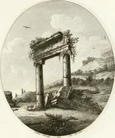 An illustration from Monumenti di fabbriche antiche estratti dai disegni dei piu celebri autori (1796)