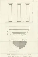 An illustration from Monumenti di fabbriche antiche estratti dai disegni dei piu celebri autori (1796)