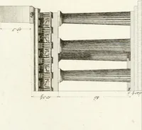 An illustration from Monumenti di fabbriche antiche estratti dai disegni dei piu celebri autori (1796)