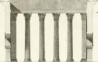 An illustration from Monumenti di fabbriche antiche estratti dai disegni dei piu celebri autori (1796)