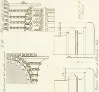 An illustration from Monumenti di fabbriche antiche estratti dai disegni dei piu celebri autori (1796)