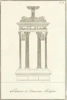 An illustration from Monumenti di fabbriche antiche estratti dai disegni dei piu celebri autori (1796)