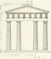 An illustration from Monumenti di fabbriche antiche estratti dai disegni dei piu celebri autori (1796)