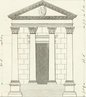An illustration from Monumenti di fabbriche antiche estratti dai disegni dei piu celebri autori (1796)