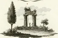 An illustration from Monumenti di fabbriche antiche estratti dai disegni dei piu celebri autori (1796)