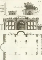 An illustration from Monumenti di fabbriche antiche estratti dai disegni dei piu celebri autori (1796)