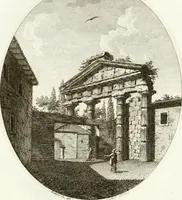 An illustration from Monumenti di fabbriche antiche estratti dai disegni dei piu celebri autori (1796)