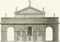 An illustration from Monumenti di fabbriche antiche estratti dai disegni dei piu celebri autori (1796)