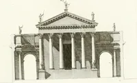 An illustration from Monumenti di fabbriche antiche estratti dai disegni dei piu celebri autori (1796)