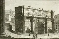 An illustration from Monumenti di fabbriche antiche estratti dai disegni dei piu celebri autori (1796)