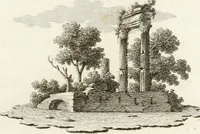 An illustration from Monumenti di fabbriche antiche estratti dai disegni dei piu celebri autori (1796)