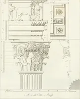 An illustration from Monumenti di fabbriche antiche estratti dai disegni dei piu celebri autori (1796)