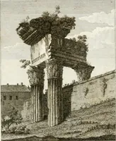 An illustration from Monumenti di fabbriche antiche estratti dai disegni dei piu celebri autori (1796)