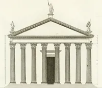 An illustration from Monumenti di fabbriche antiche estratti dai disegni dei piu celebri autori (1796)