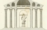 An illustration from Monumenti di fabbriche antiche estratti dai disegni dei piu celebri autori (1796)