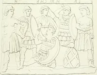 An illustration from Monumenti etruschi o di etrusco nome (1821)