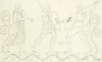 An illustration from Monumenti etruschi o di etrusco nome (1821)