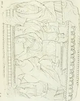 An illustration from Monumenti etruschi o di etrusco nome (1821)
