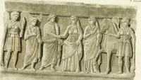 An illustration from Monumenti etruschi o di etrusco nome (1821)