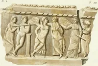 An illustration from Monumenti etruschi o di etrusco nome (1821)